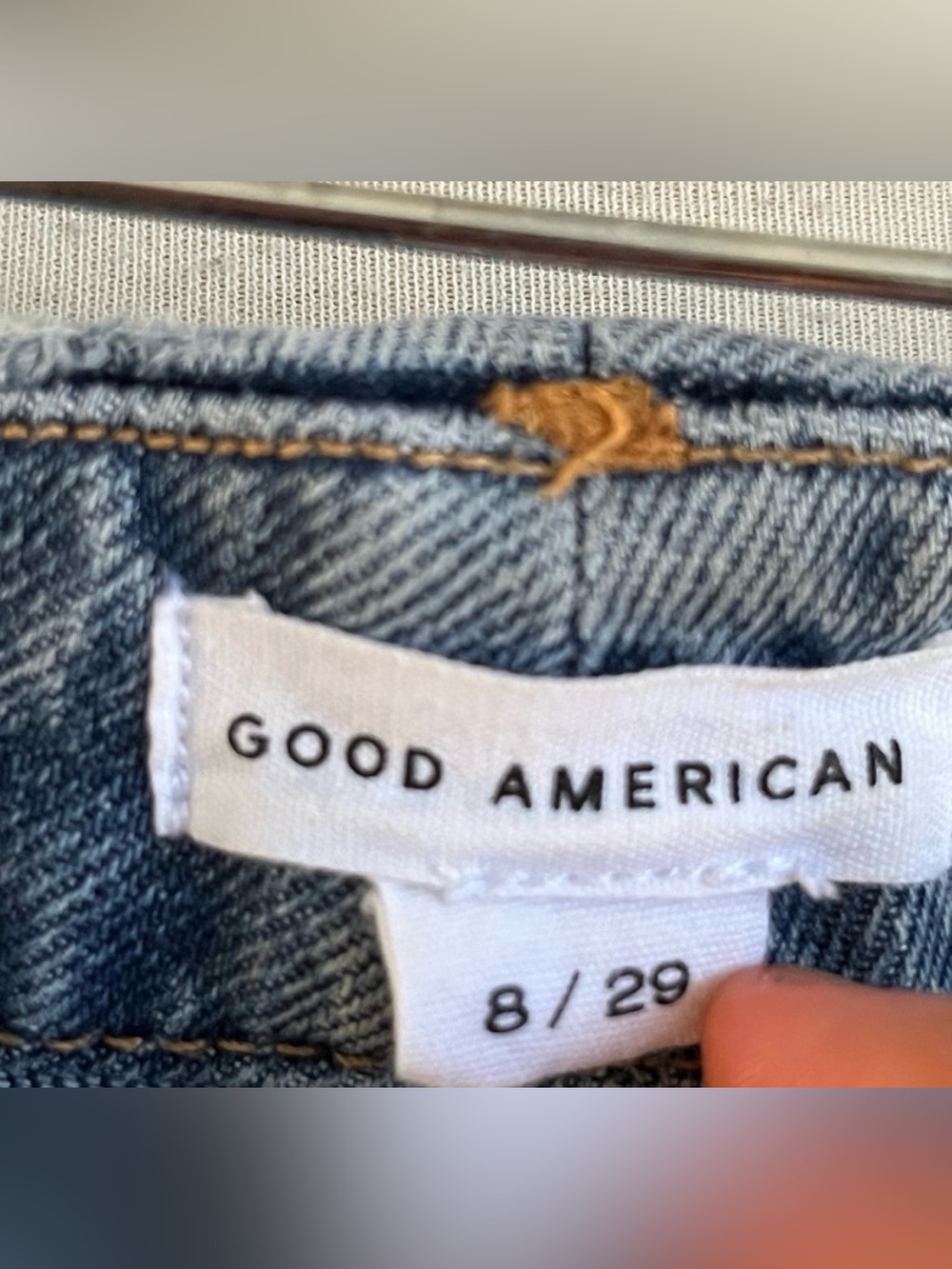 Good American Good ’90s Crossover Relaxed Straight Jeans 8/29 | 31” Inseam - Picture 5 of 6